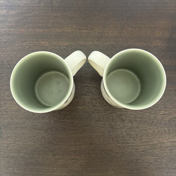 Portfolio by Pfaltzgraff Naturewood Mug 2 Stoneware Mugs 12 oz Garden Cottage - Picture 7 of 13